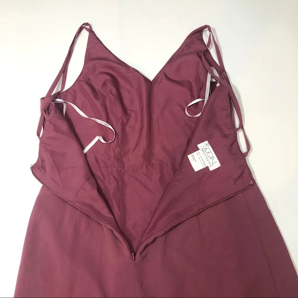 English Rose Bridesmaid Dress - Picture 11 of 12